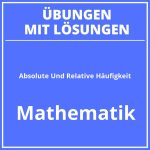 Absolute Und Relative Häufigkeit Aufgaben PDF