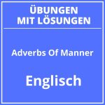 Adverbs Of Manner Übungen PDF