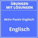 Aktiv Passiv Englisch Übungen Zum Ausdrucken PDF