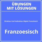 Direktes Und Indirektes Objekt Französisch PDF