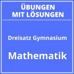 Dreisatz 7 Klasse Gymnasium PDF