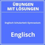 Englisch Schularbeit 1 Klasse Gymnasium Übungen PDF