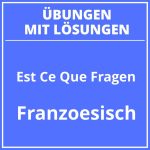 Est Ce Que Fragen Arbeitsblatt PDF