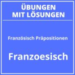 Französisch Präpositionen Übungen 6 Klasse PDF