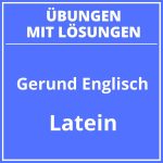 Gerund Englisch Übungen Klasse 8 Arbeitsblätter PDF