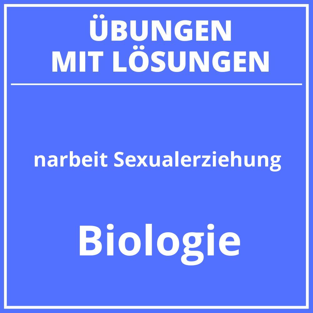 Klassenarbeit Sexualerziehung 4 Klasse