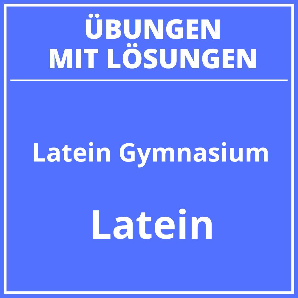 Latein 8 Klasse Gymnasium