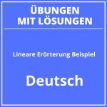 Lineare Erörterung Beispiel Klasse 8 PDF