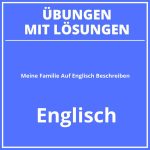 Meine Familie Auf Englisch Beschreiben PDF