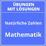 Natürliche Zahlen Klasse 5 Arbeitsblätter PDF