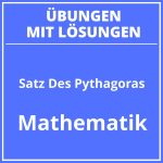 Satz Des Pythagoras Aufgaben Mit Lösung PDF