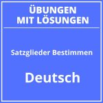 Satzglieder Bestimmen Arbeitsblätter 6 Klasse PDF