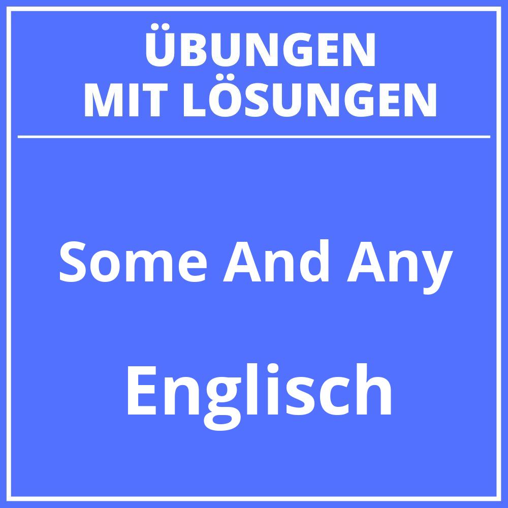 Some And Any Übungen Klasse 5